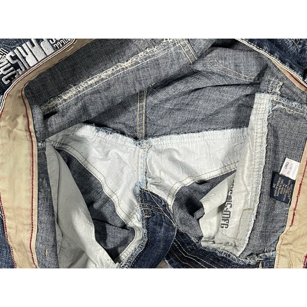Vintage Marithe Francois Girbaud Wide Leg Baggy Denim Jeans - Men Size 34 X 29 - Picture 15 of 16
